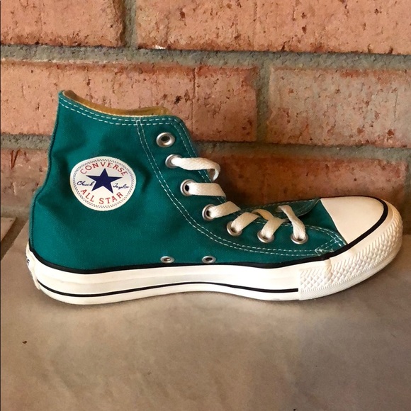 emerald green converse